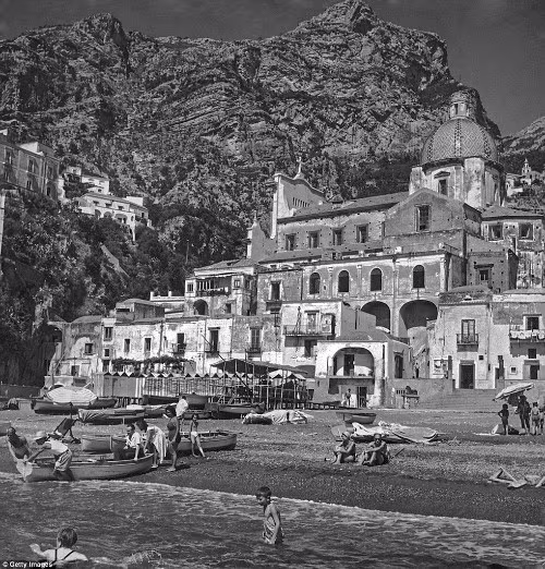 Vintage view of Positano